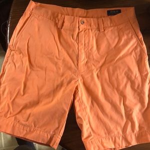 Polo shorts orange